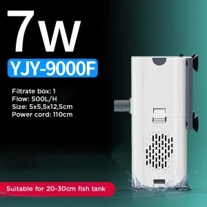 YEE YJY-9000F 3 In 1 Submersible Aquarium Internal Liquid Filter