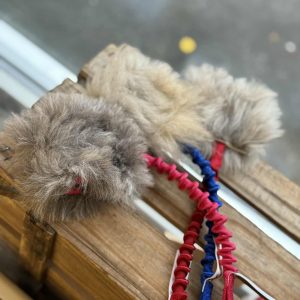 Elastisk belöningskampis fårskinn S