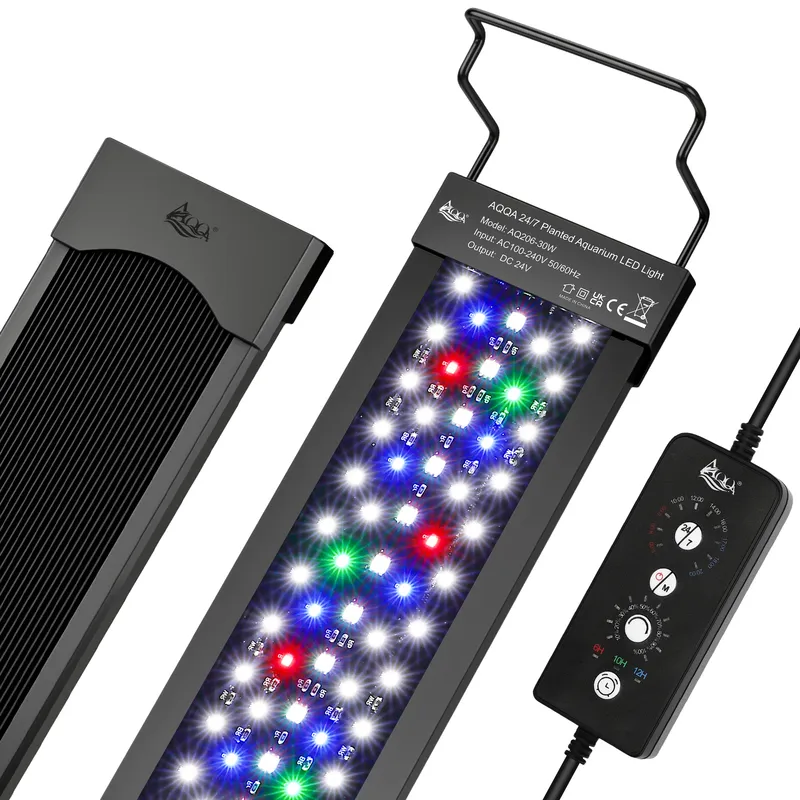 24W IP68 Waterproof High Lumen Aquarium Plant Light for 12-18 Inch Fish Tank - Bild 2