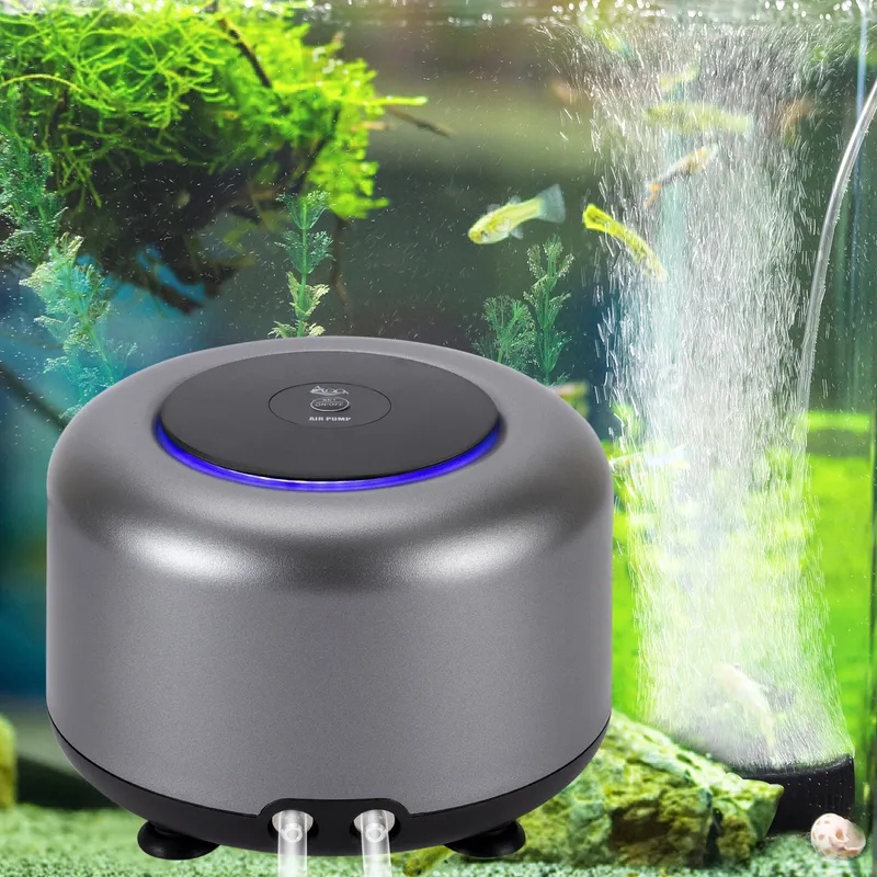 Powerful Aquarium Air Pump (5W/10W) with 2 Outlets, Adjustable 4 Airflow Rate Grades - Bild 3
