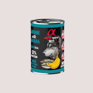 Alpha Spirit Sardine With Banana Wet Canned Dog Food