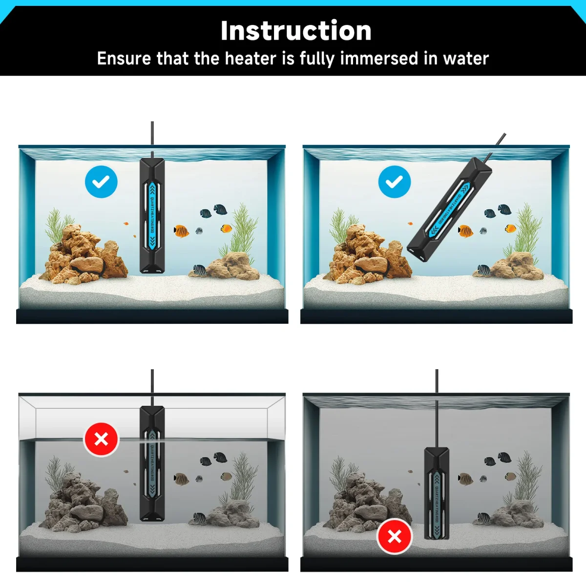 Aquarium Heater, 300W-1000W, for 200 Gallon Tank - Bild 5