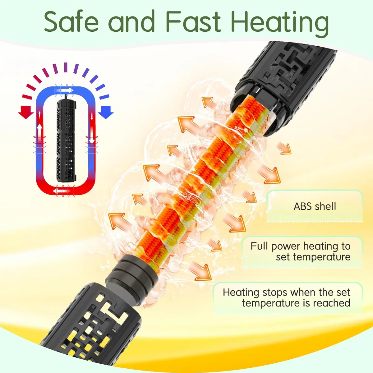 Fish Tank Heaters, 50W – 800W, 59℉ – 93℉, Auto Power-off - Bild 6