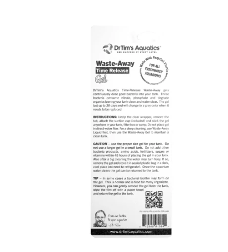 Dr. Tim's Aquatics Waste-Away Freshwater Time Release Gel Water Clarifier - Bild 3