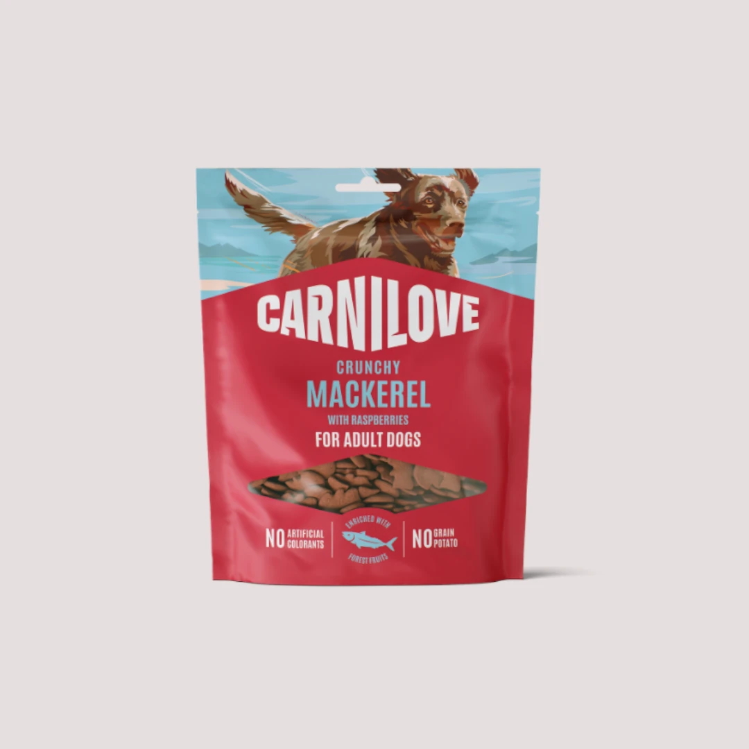 Carnilove Crunchy Mackerel with Raspberries Dog Snack 200g