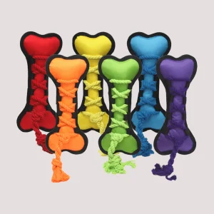 Cross Ropes Bone Tuff Dog Toy