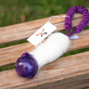 Elastisk fickkampis fårskinn med KONG Squeezz