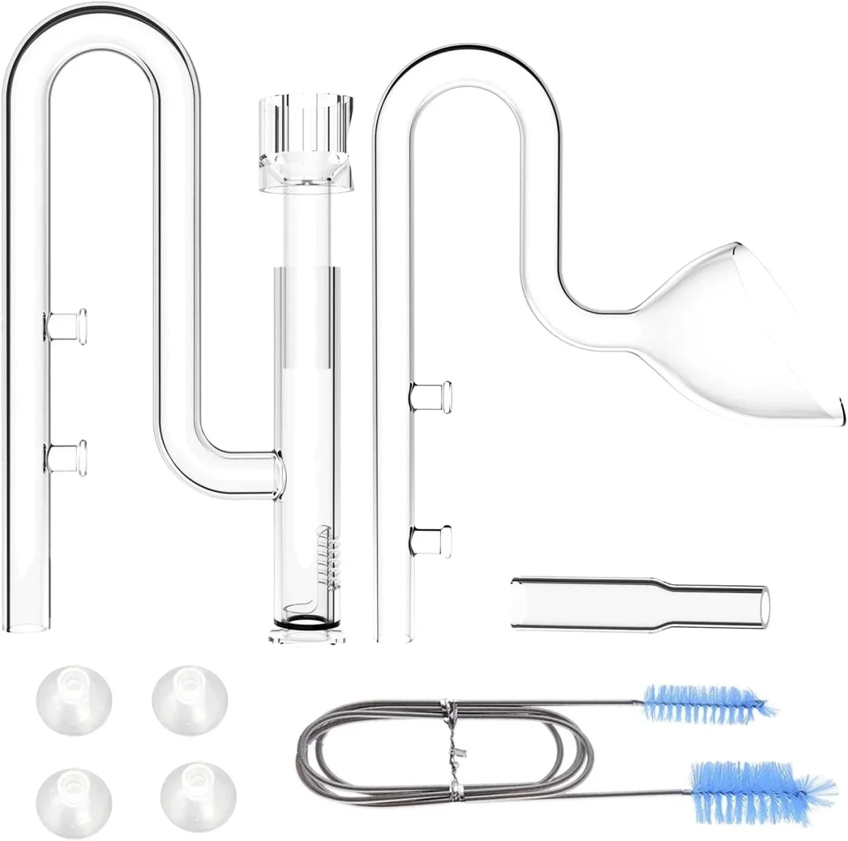 FZONE Aquatic Mini Glass Lily Pipe outlet with inlet skimmer 12/16 or 09/10 hoses - Bild 6