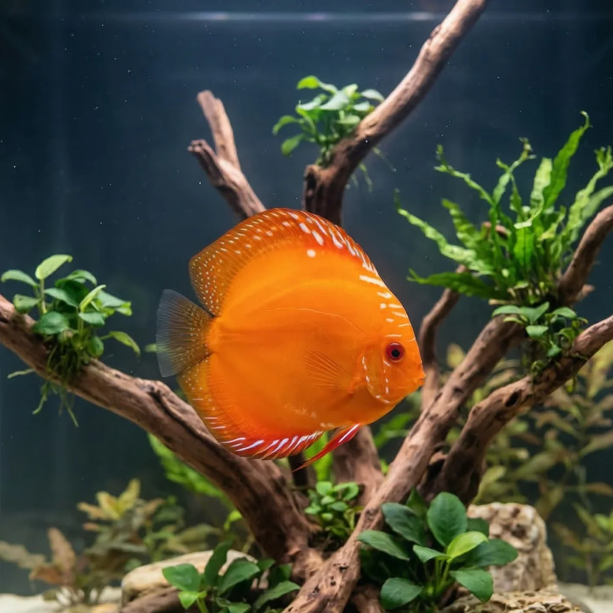 Red Marlboro Discus | Symphysodon aequifasciatus