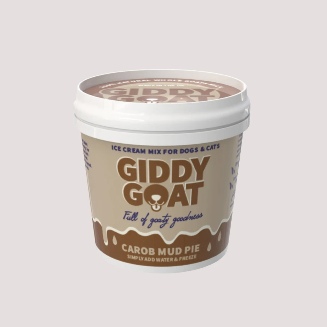 Giddy Goat Carob Mud Pie Ice Cream Mix 100g - Bild 2
