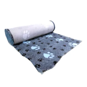 Vetbed Hundfäll med stora tassar 100x75 cm