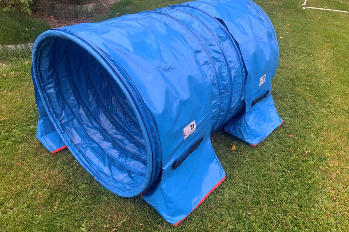 Callieway Hoopers Tunnel set med 2st tunnlar och sandsäckar 80cm höjd 100cm Längd