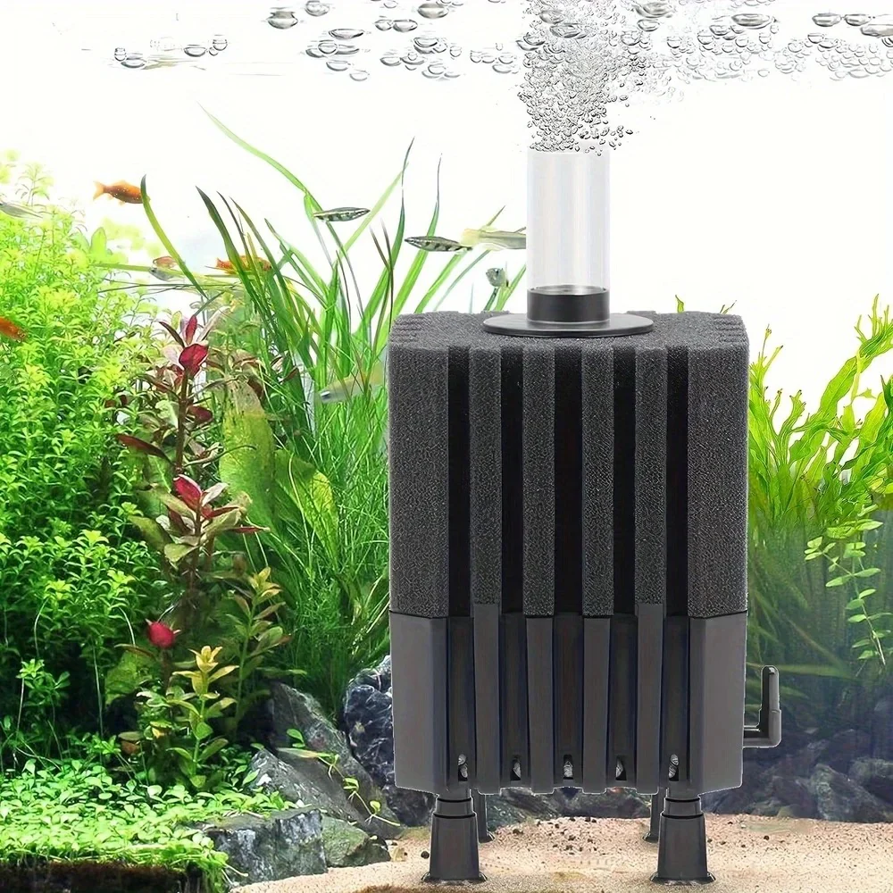 Sponge filter with media and air stone - Bild 2
