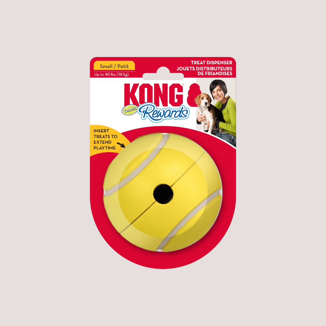 KONG Rewards Tennis Ball Dog Treat Dispenser - Bild 2