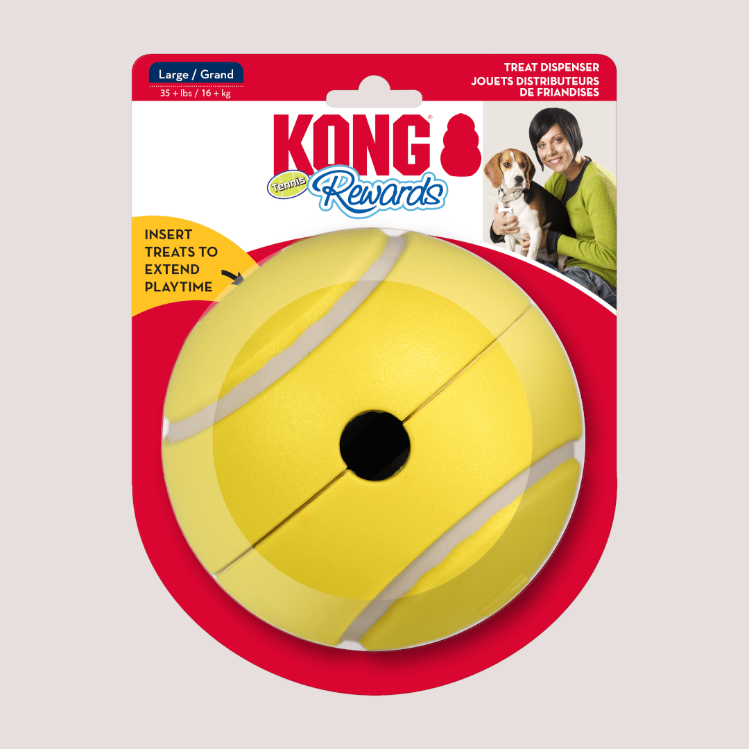 KONG Rewards Tennis Ball Dog Treat Dispenser - Bild 3