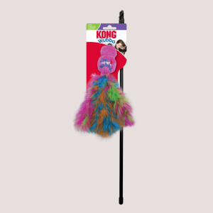 KONG Cat Wubba Teaser Boa Assorted Cat Toy