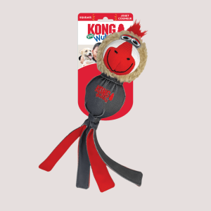 KONG Wubba Zoo Mandrill Dog Toy