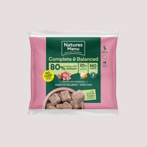 Natures Menu Turkey With Venison Nuggets 1kg