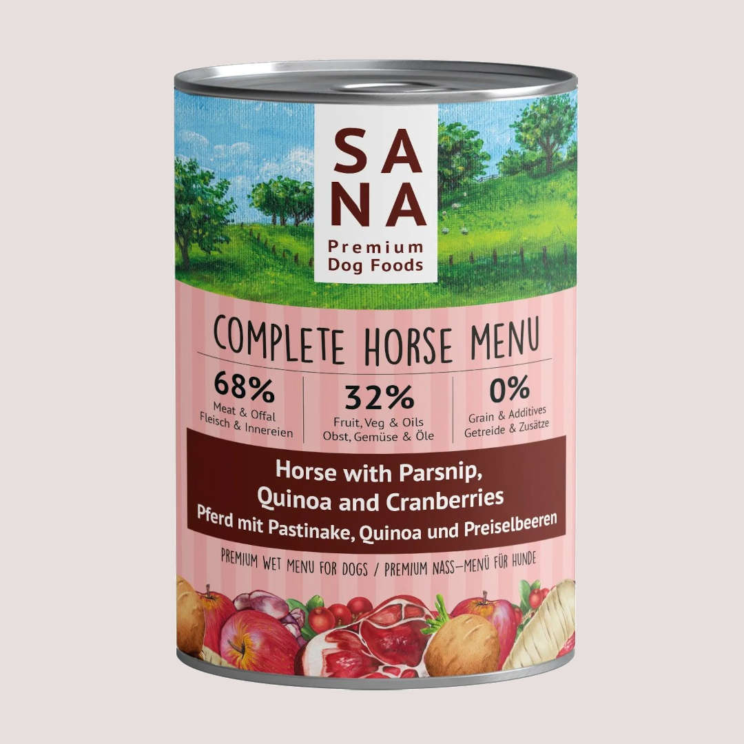 Sana Horse Wet Dog Food 800g - Bild 2