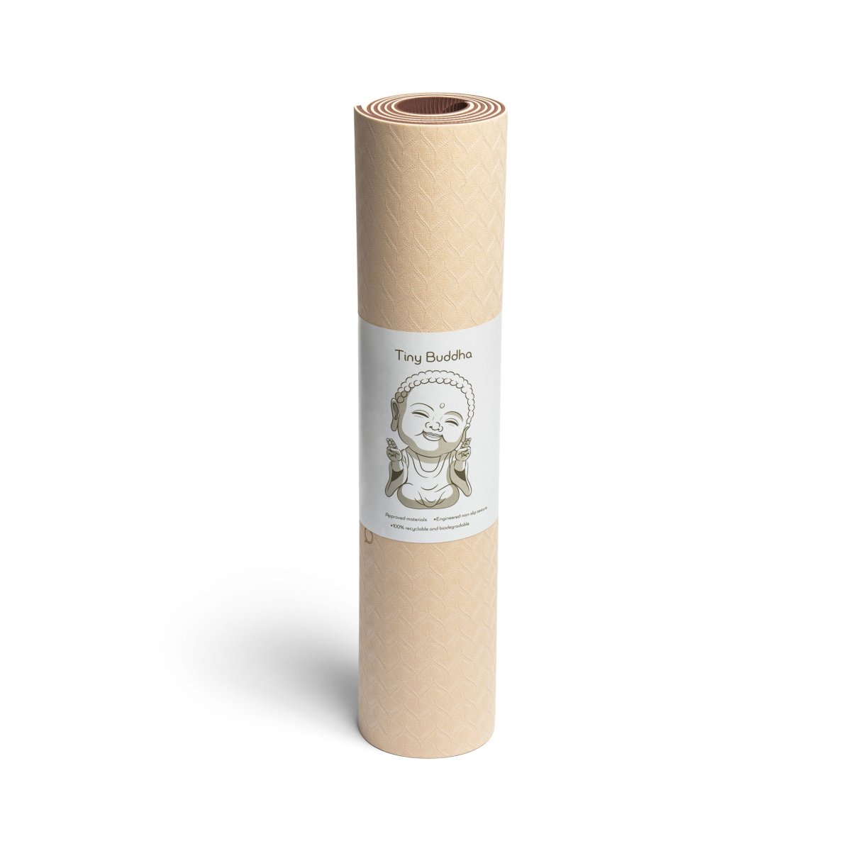 Yogamatta 6 mm – Sand - Bild 5