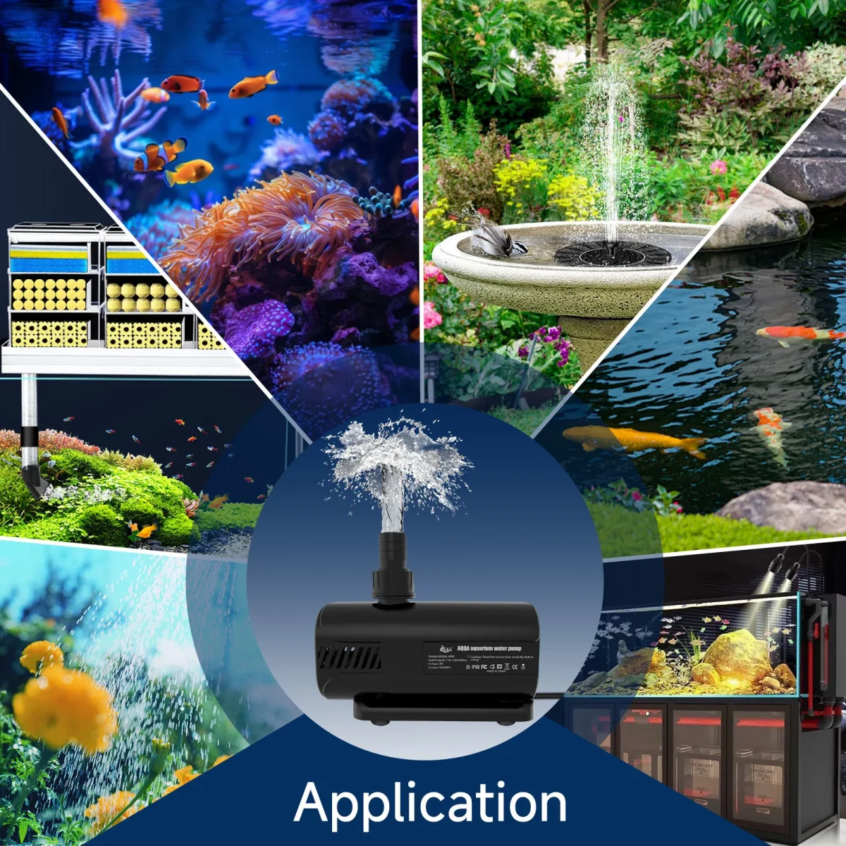 Aquarium Water Pump, 25W, with LCD Display & Multiple Modes - Bild 8