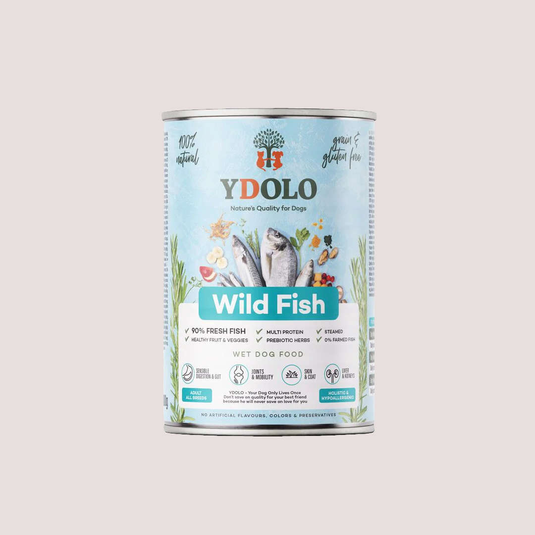 YDOLO Wild Fish Wet Dog Food 400g - Bild 2