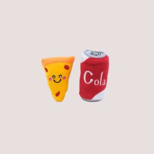 ZippyClaws NonNomz Pizza & Cola Cat Toy