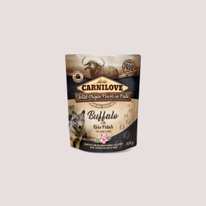 Carnilove Pouch of Buffalo with Rose Petals 300g