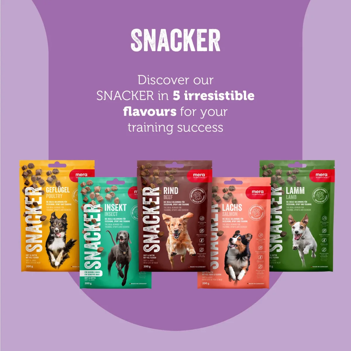 mera Snacker Kyckling 200g - mjukare träningsgodis - Bild 6