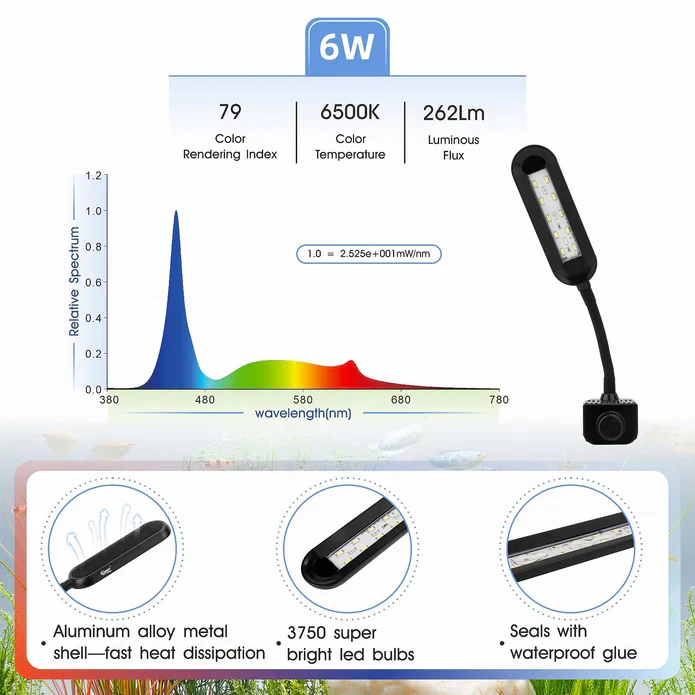 Hygger LED Light - Nano Clip-On - Bild 9