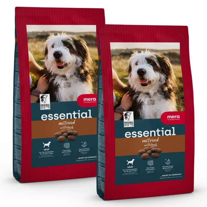 Ekonomipack 2x12,5 kg mera essential Beef - Bild 2