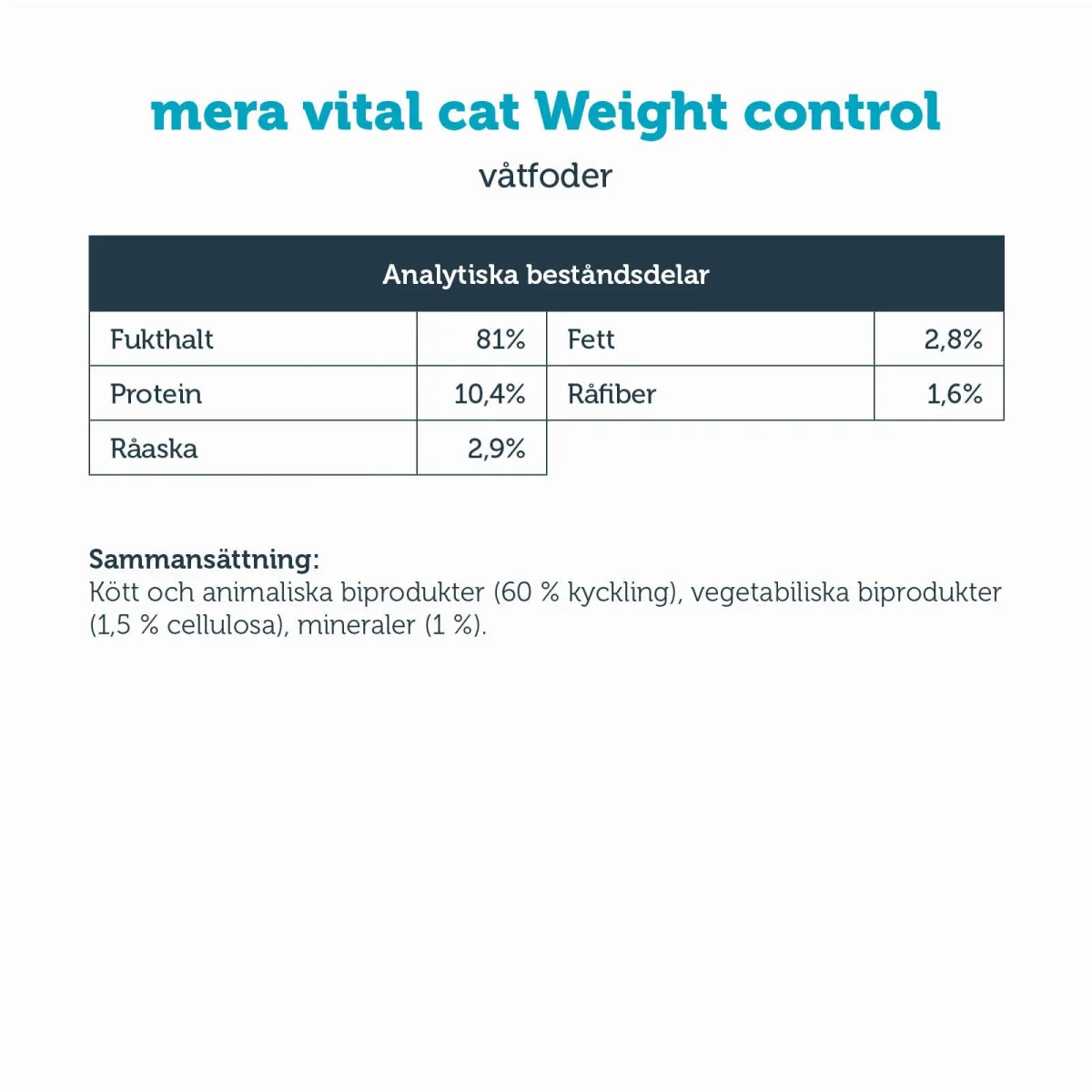 6 x 200 g KATT vital Weight Control våtfoder - Bild 7