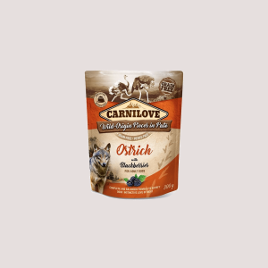 Carnilove Pouch of Ostrich with Blackberries 300g